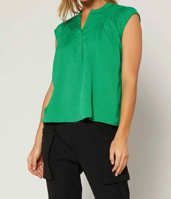 Terry Top In Green