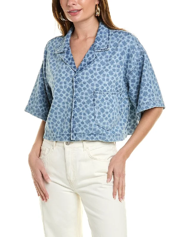 Triarchy Ms. Brenda Monogram Oversized Shirt