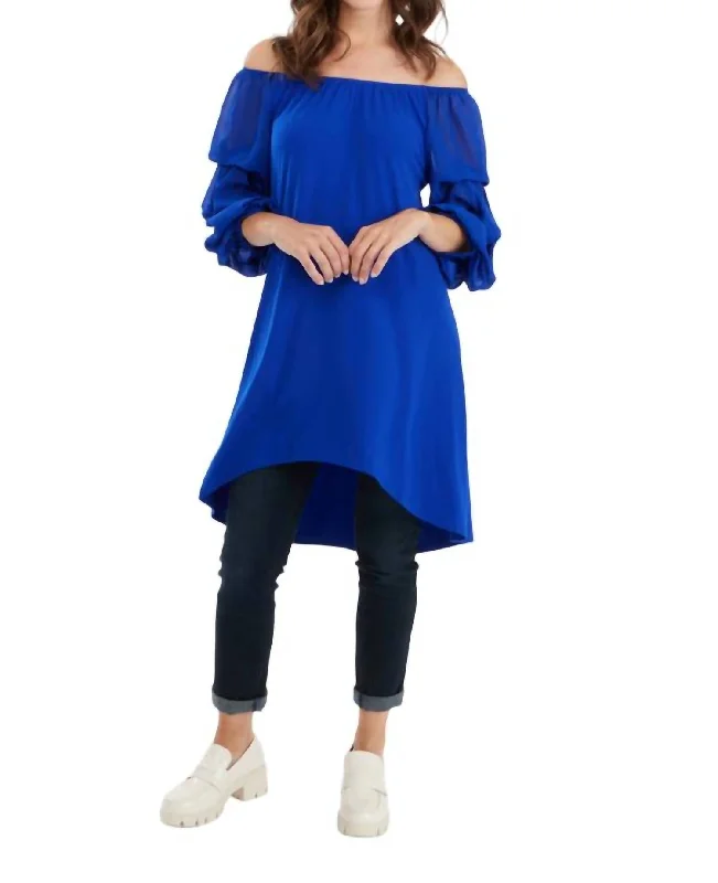 Tunic Top In Royal