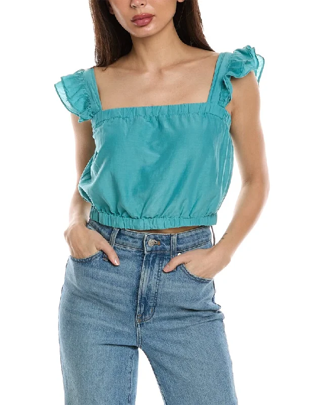 Velvet by Graham & Spencer Gracen Silk-Blend Top