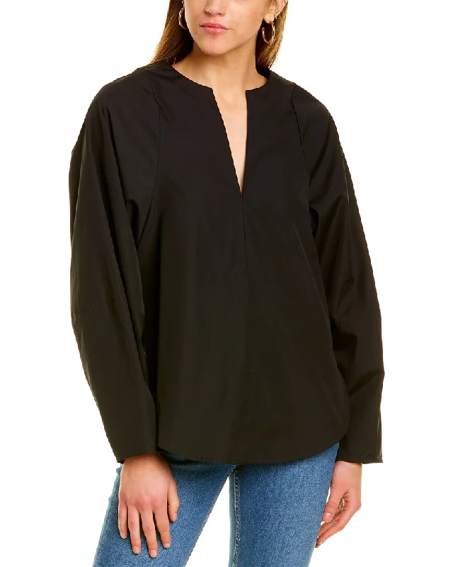 Vince Shaped V-Neck Popover Top