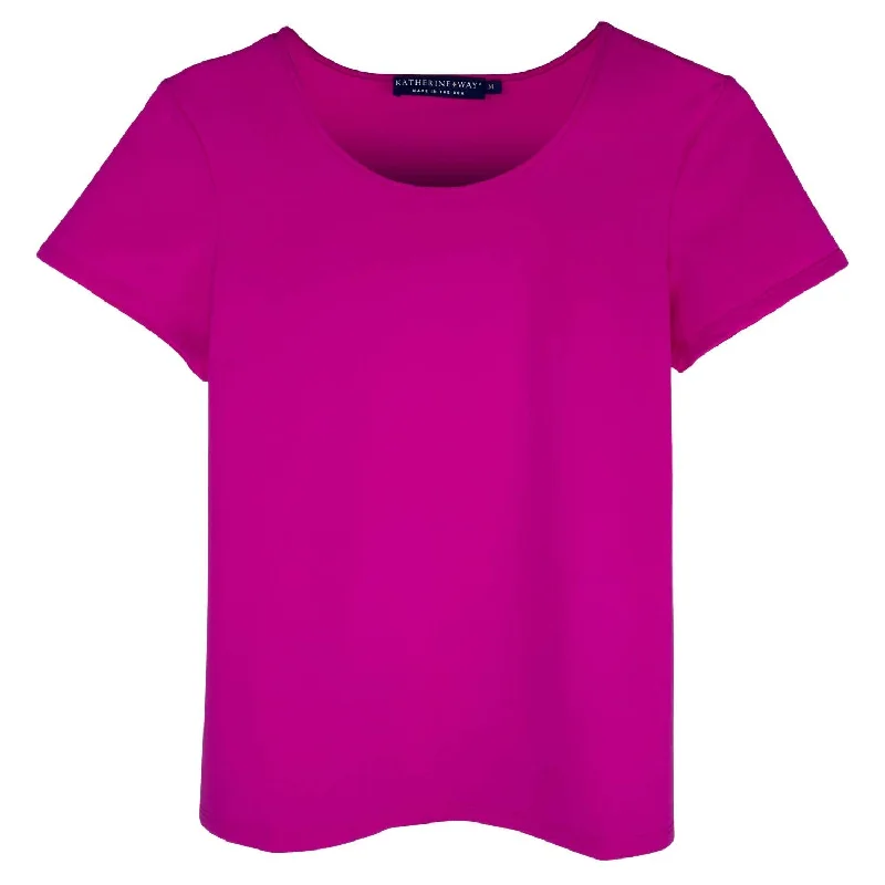 Women's Fenwick Crew Neck Tee In Fuchsia