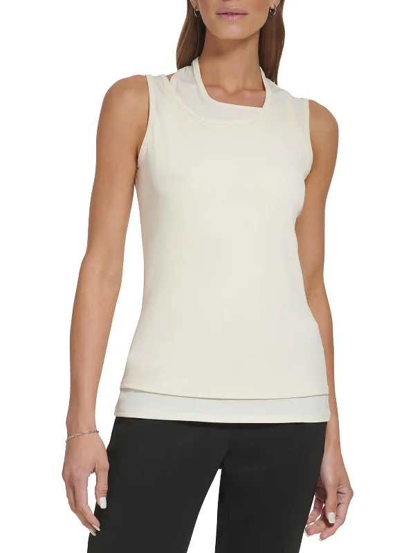 Womens Layered Sleeveless Tank Top