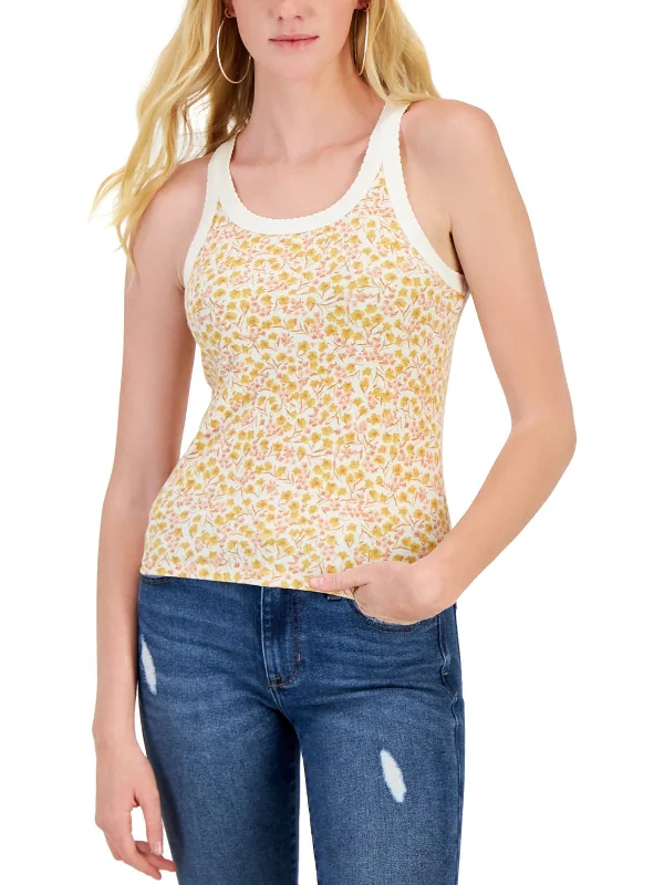 Womens Tank Polyester Halter Top