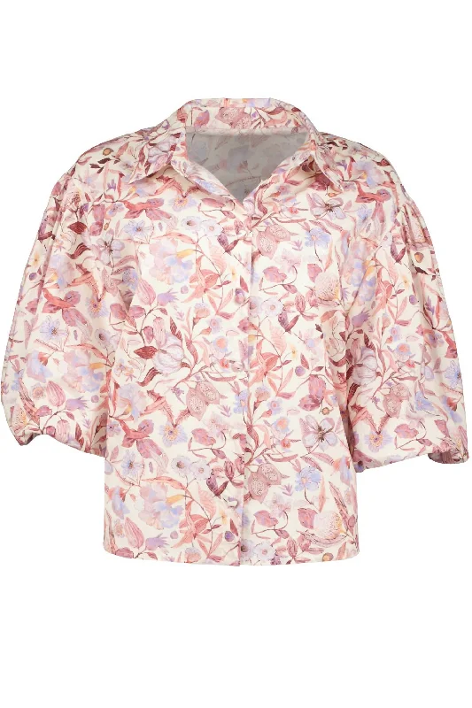 Women's Tyra Puff Sleeve Top In Fancy Floral