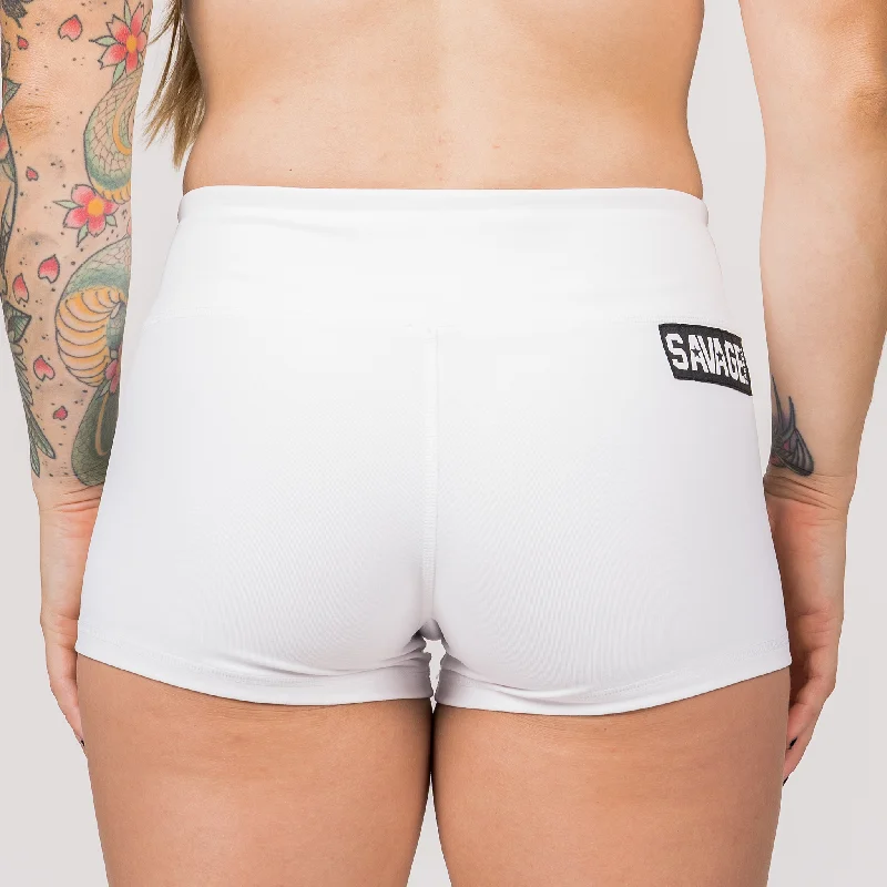 Booty Shorts - White