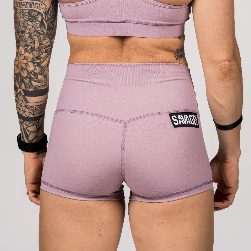 High Waist Booty Shorts - Dusk